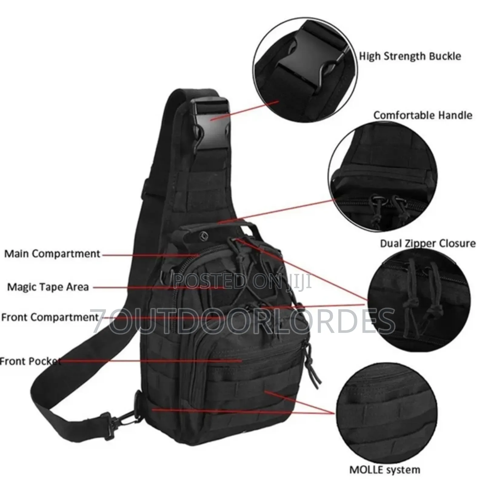 Shoulder Backpack Chest Bag