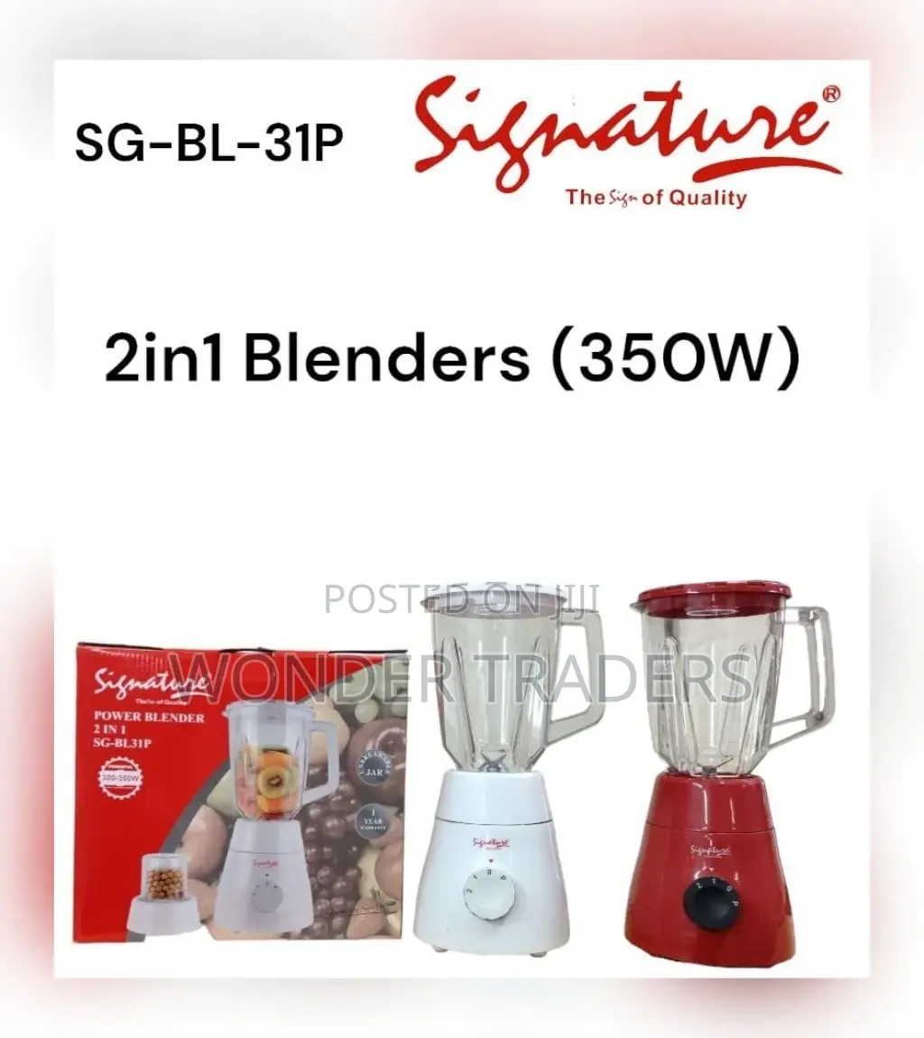 Signature Electric 2 in 1 Commercial Blender