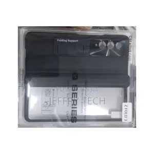 Leather Case for Samsung Galaxy Z Fold 3 Black