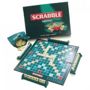 Scrabble Board Game 36 × 36 Cm, Family Word Game