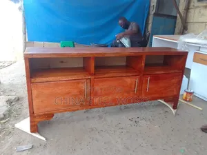 Modern Mahogany TV Stand