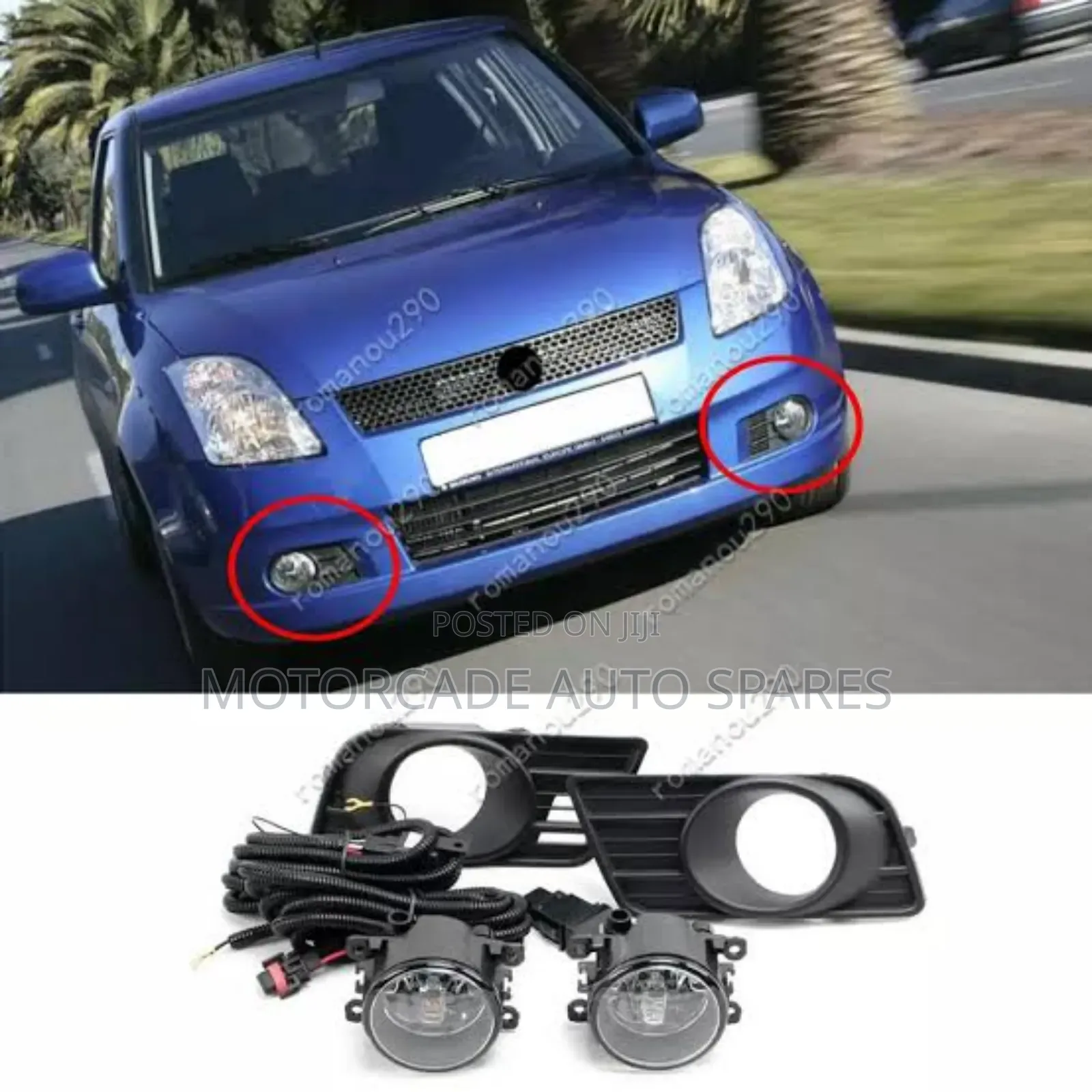 Suzuki Swift 2006-2010 Fog Lights Set