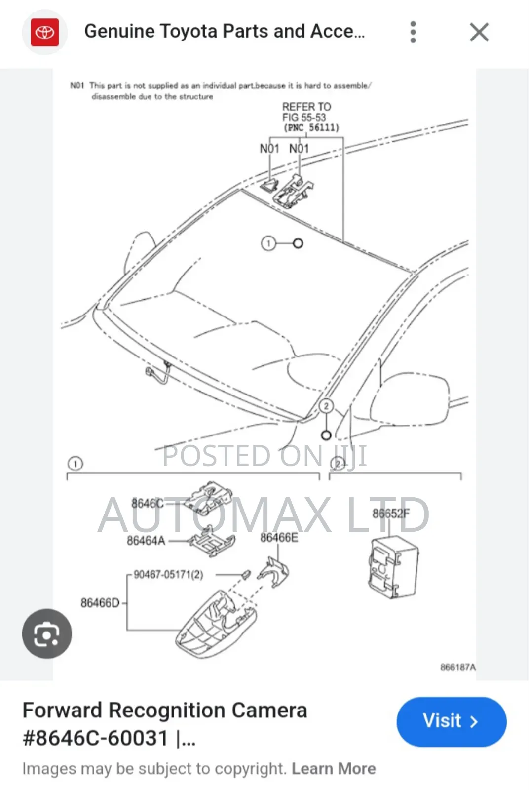 Toyota Land Cruiser 200, Forward Recognition Camera Control