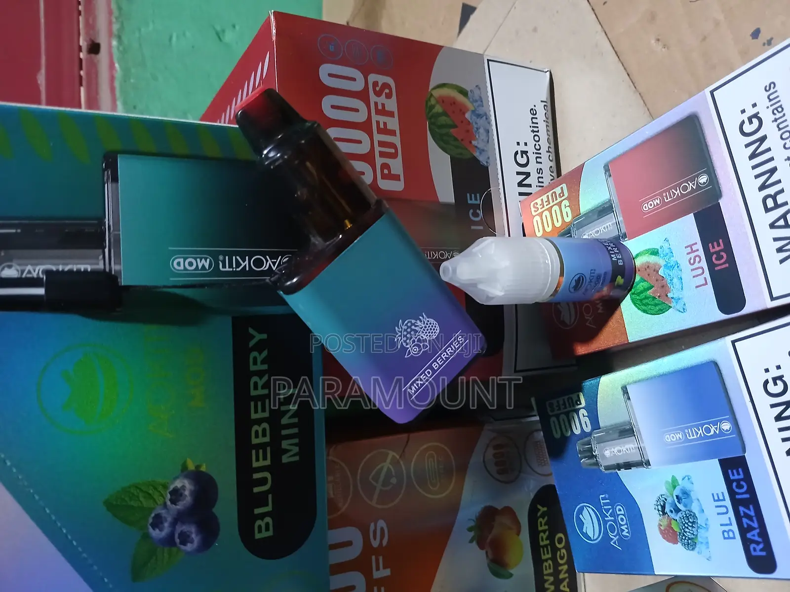 Strawberry Mango. Refillable Rechargeable Vape.
