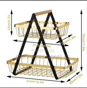 Countertop 2 Tier Fruit Rack