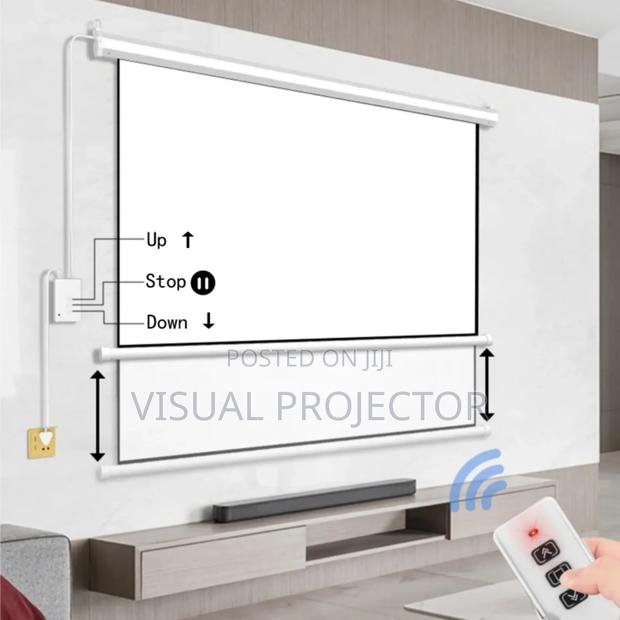 Manual Projector Screen 145x145 - thumbnail 2