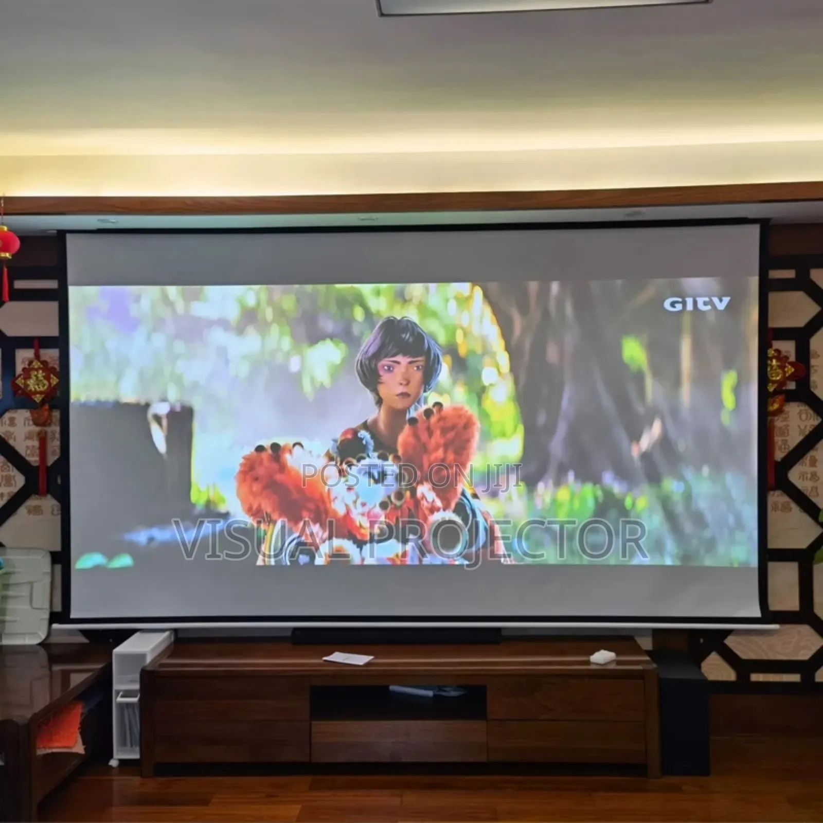Manual Projector Screen 180x180