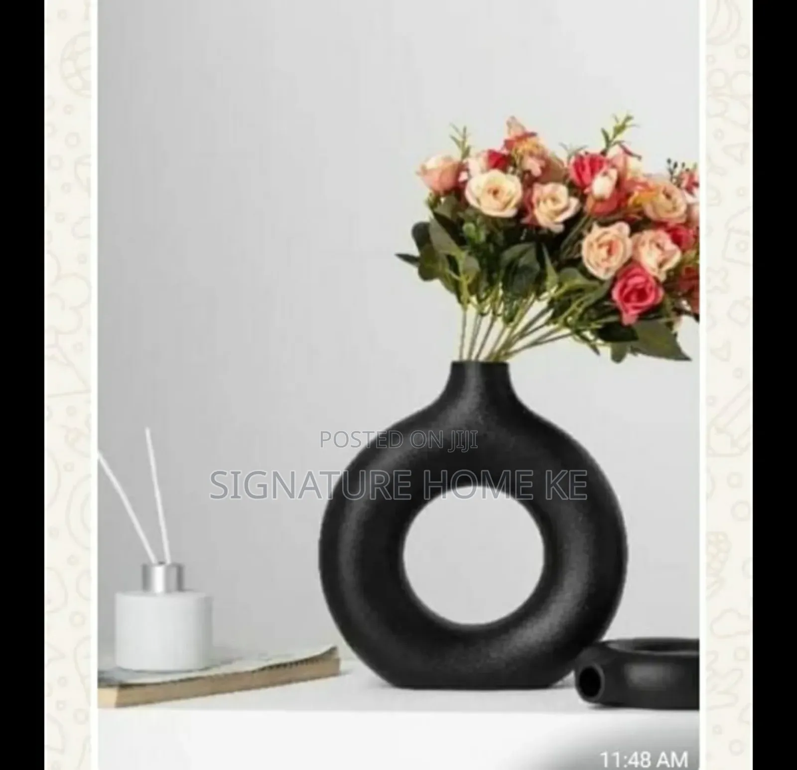 Donut Vase Decor