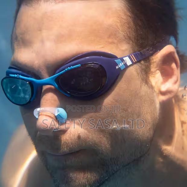 Swimming Floating Nose Clip Grey Blue - thumbnail 2