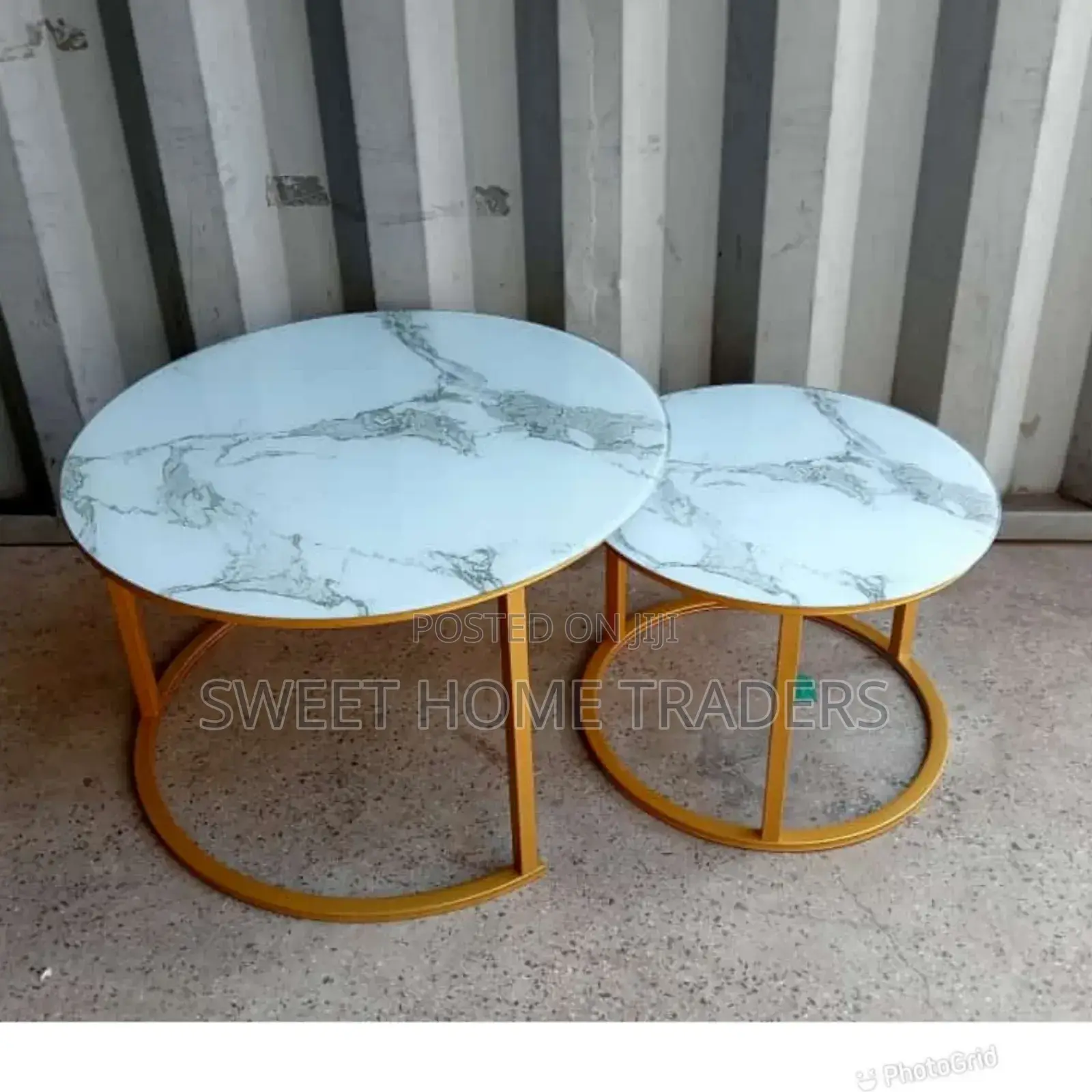 Marble Nesting Coffee Table (Glass Effect)