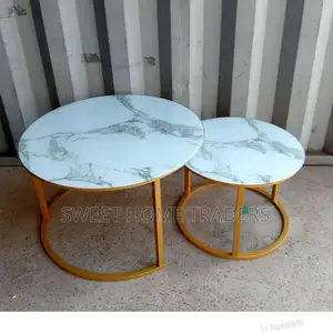 Marble Nesting Coffee Table (Glass Effect)