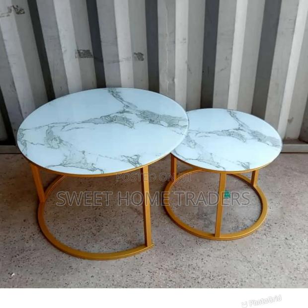 Marble Nesting Coffee Table (Glass Effect)