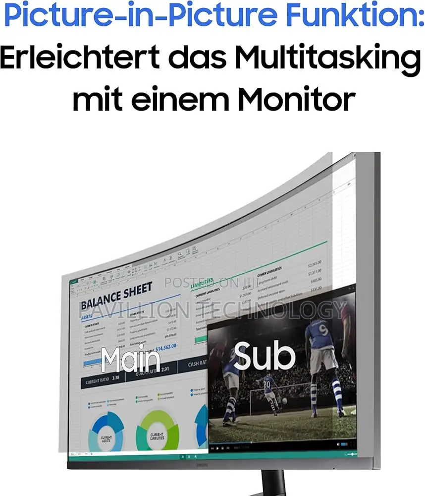 Samsung 34 Inches Curved