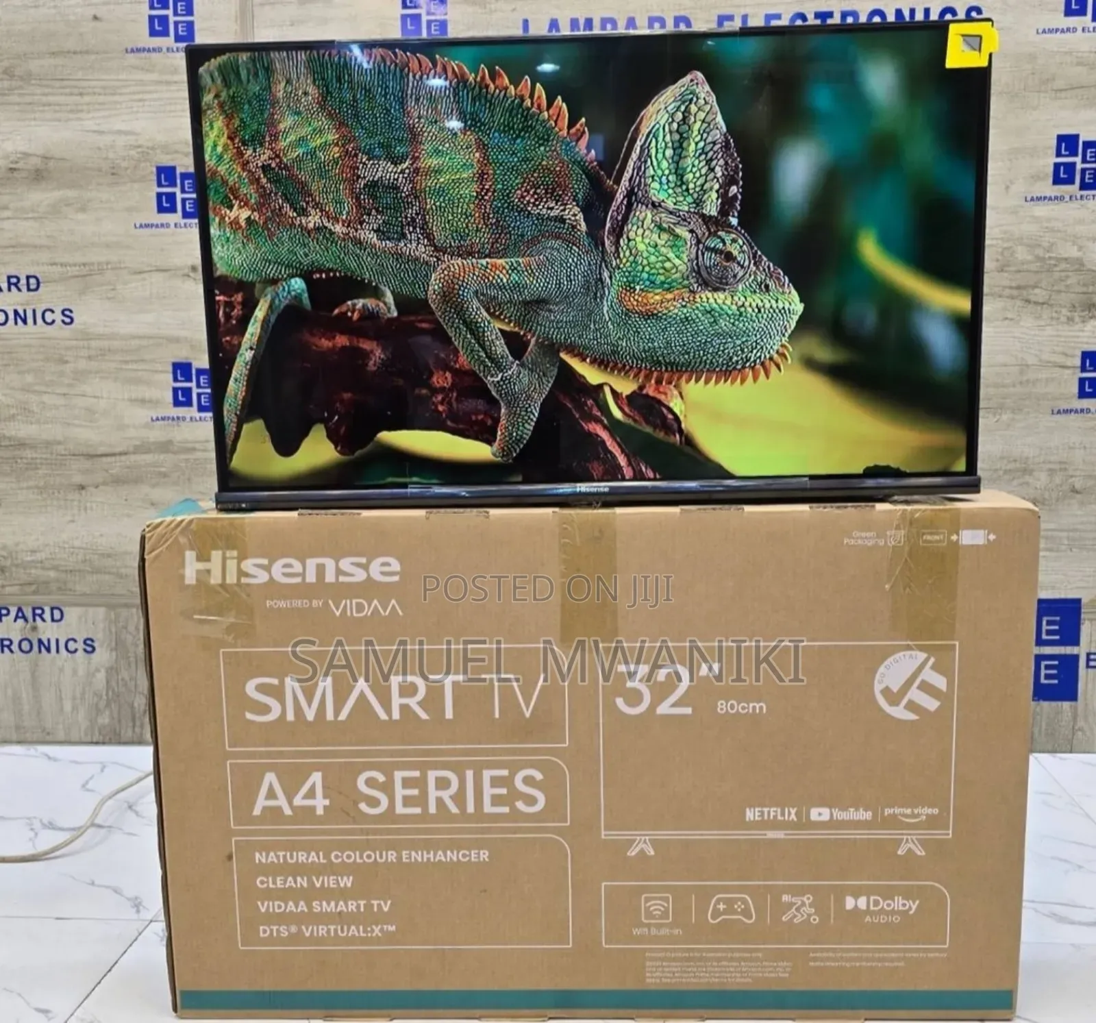 Hisense 32" Smart Tv FHD 1080 Netflix,Youtube, Voice Command