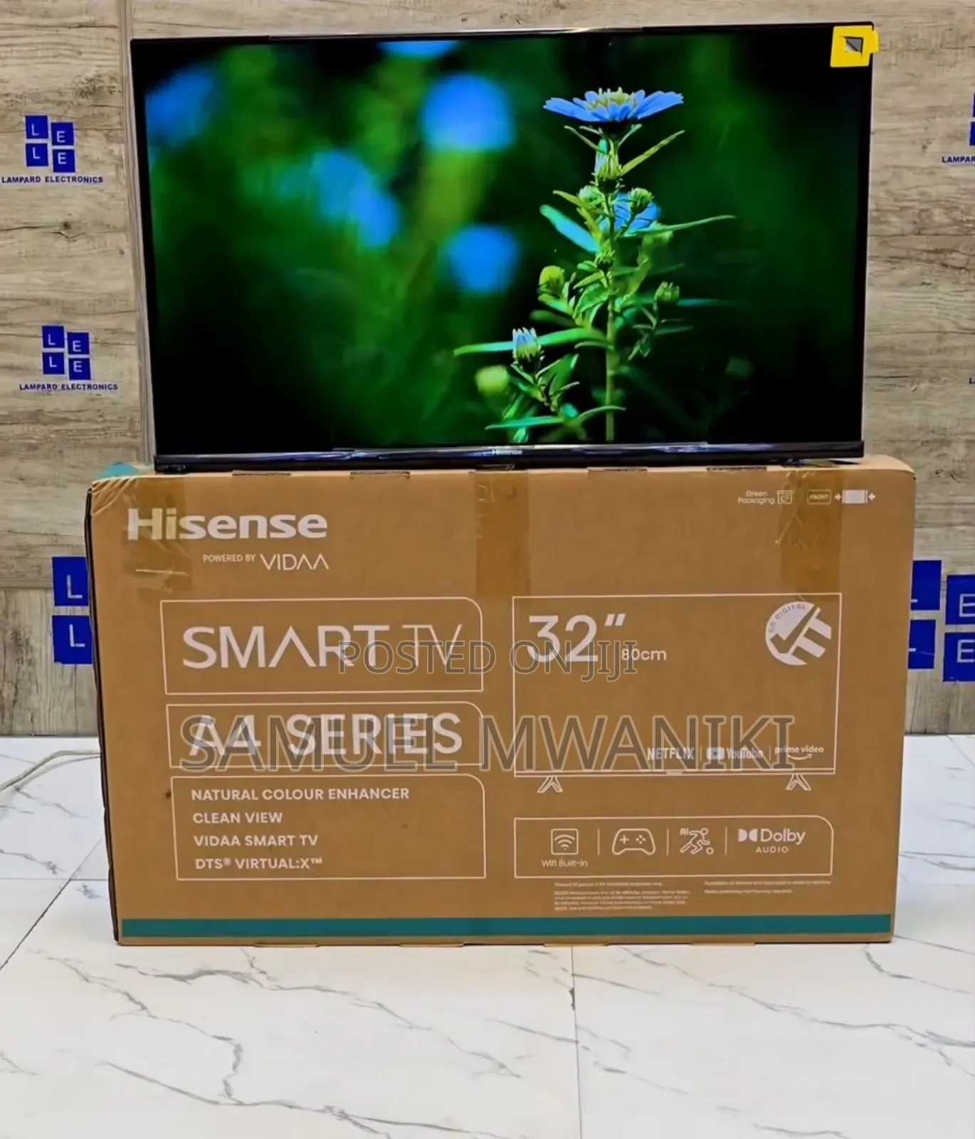 Hisense 32" Smart Tv FHD 1080 Netflix,Youtube, Voice Command