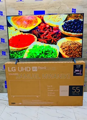 Lg 55" Uhd Smart Tv Uq80 Series Hdr, Magic Remote