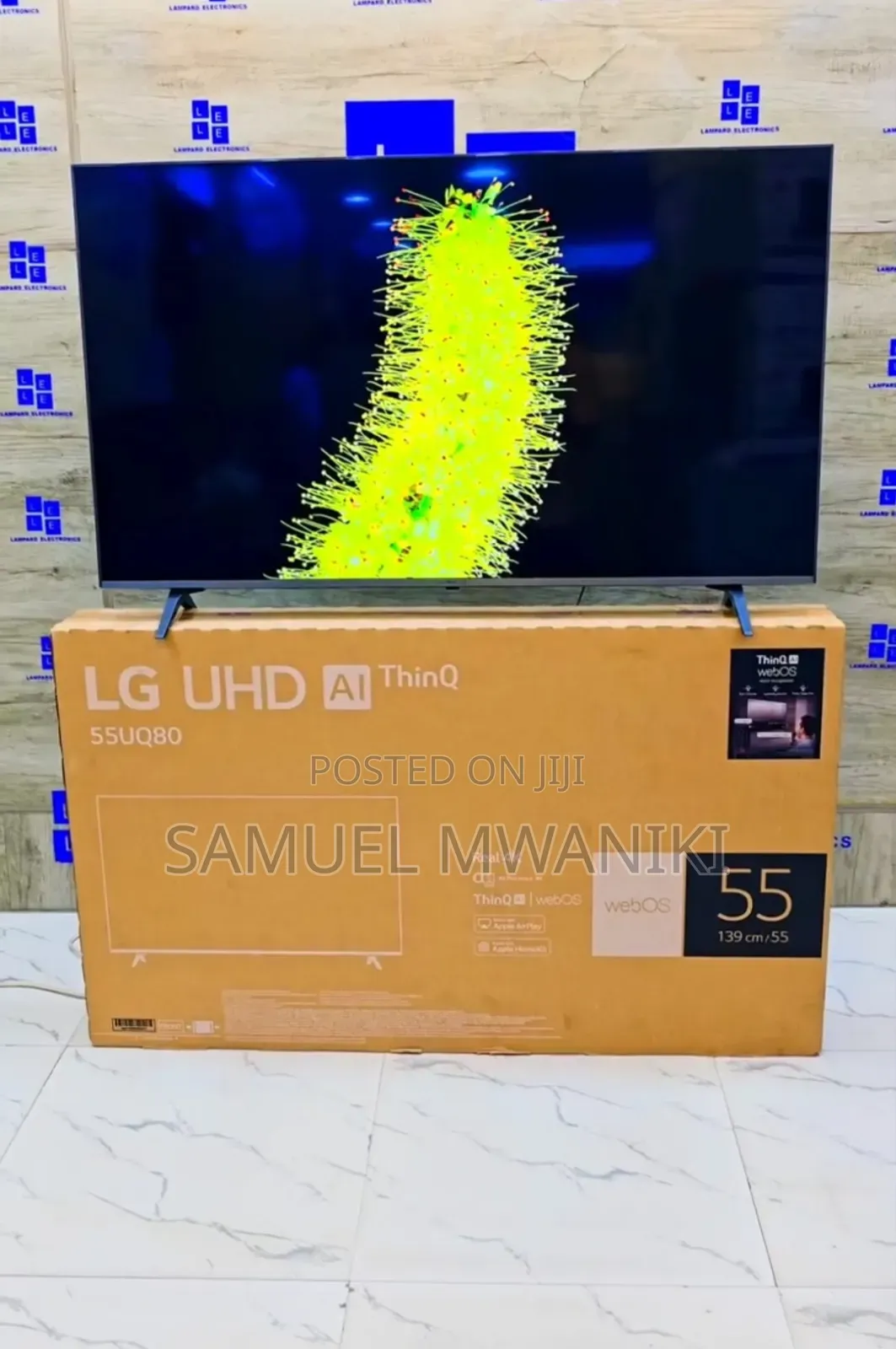 Lg 55" Uhd Smart Tv Uq80 Series Hdr, Magic Remote