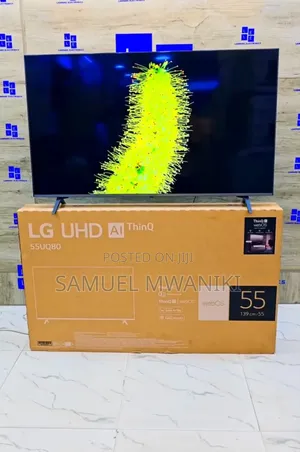 Lg 55" Uhd Smart Tv Uq80 Series Hdr, Magic Remote