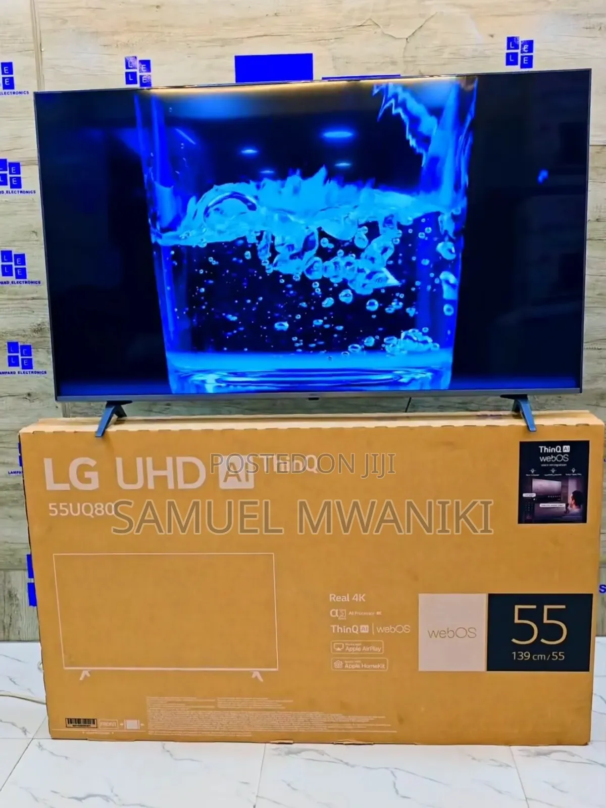 Lg 55" Uhd Smart Tv Uq80 Series Hdr, Magic Remote