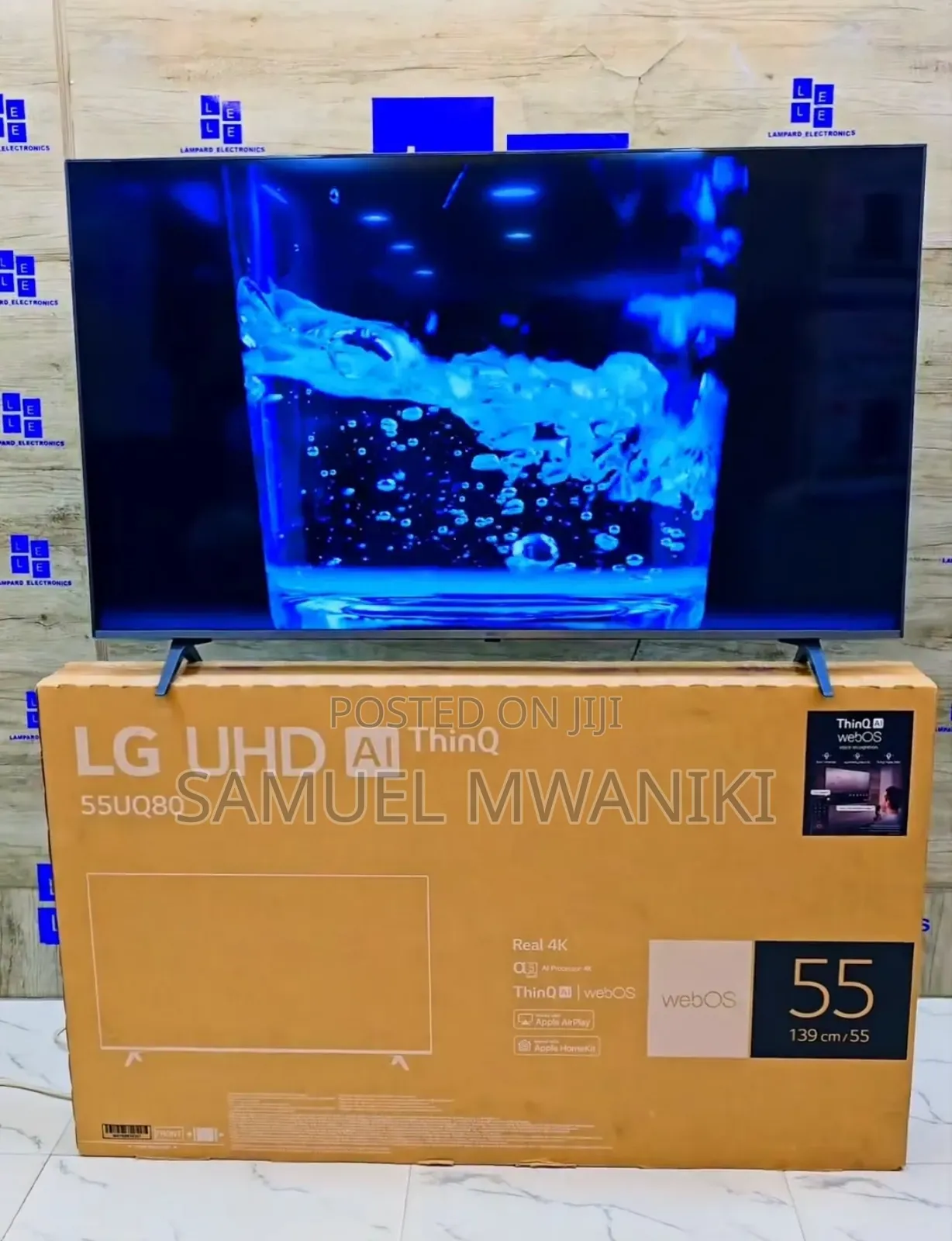 Lg 55" Uhd Smart Tv Uq80 Series Hdr, Magic Remote