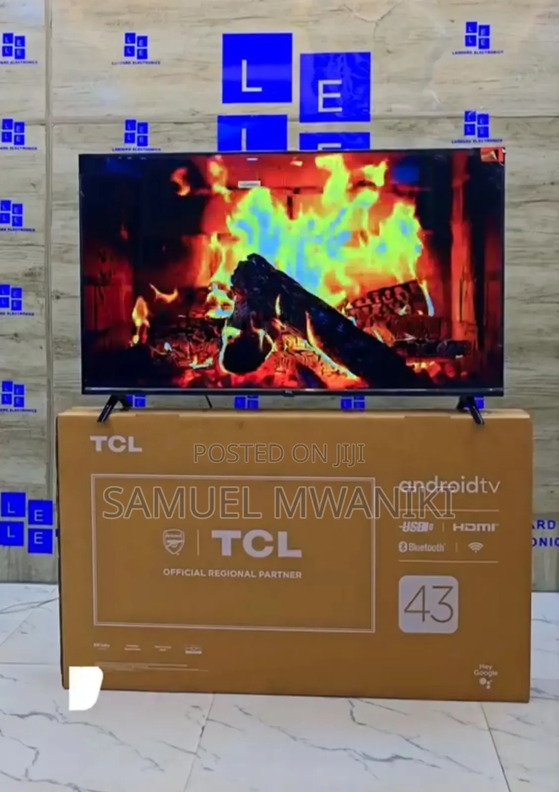 TCL 43′′ FHD 1080 Google Smart Tv: Bluetooth, Voice Command