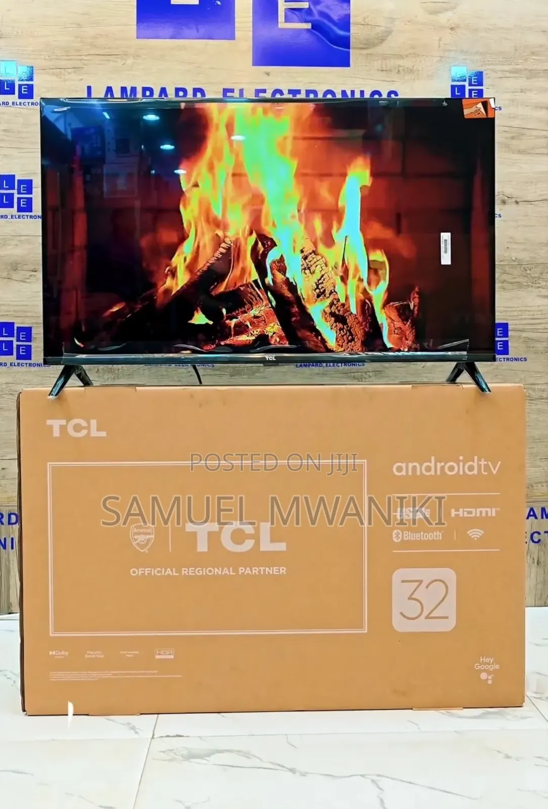 TCL 32" Full Hd Smart Android Tv Netflix, Hulu, Youtube
