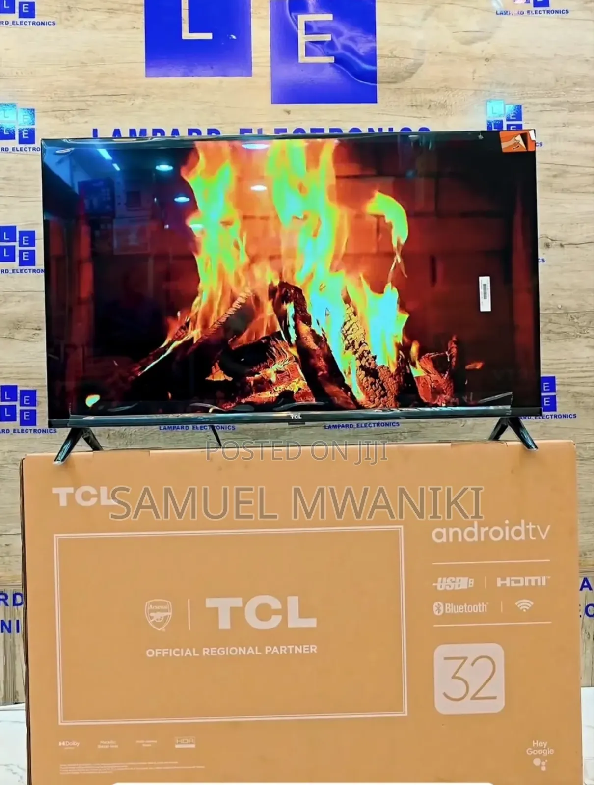 TCL 32" Full Hd Smart Android Tv Netflix, Hulu, Youtube