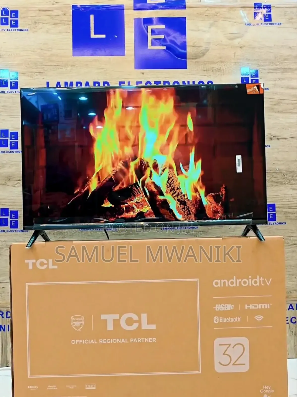 TCL 32" Full Hd Smart Android Tv Netflix, Hulu, Youtube