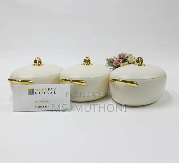 LUXURIOUS Insulated Hotpots Set OVAL - main view