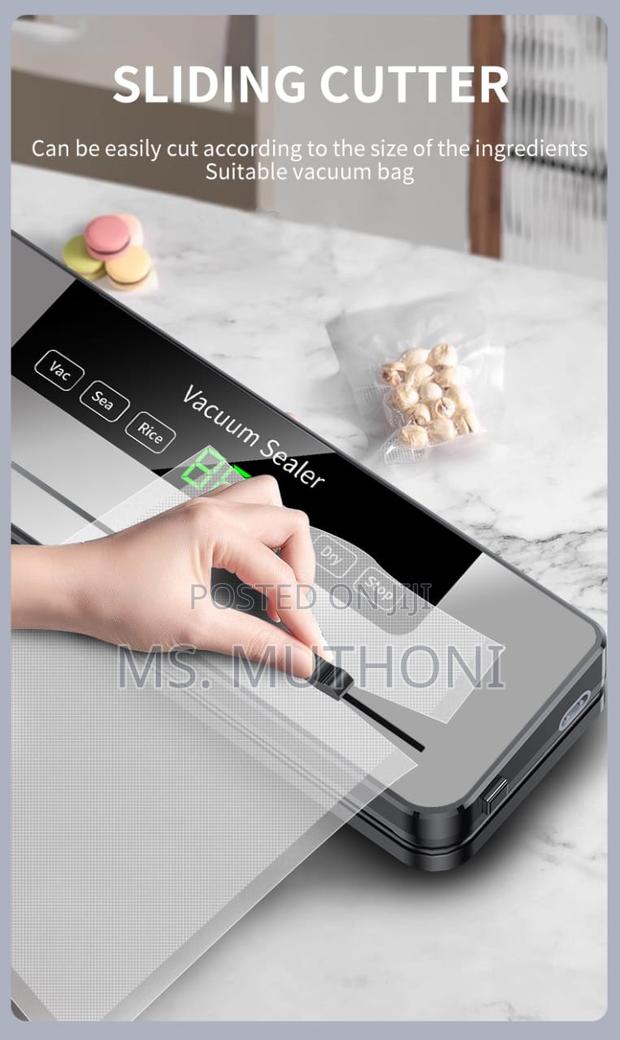 Electric Vacuum Sealer Machine With 10pcs Packaging Papers - thumbnail 2