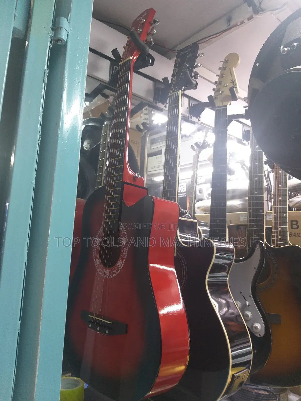 Red Size 38 6 Strings Acoustic Guitar