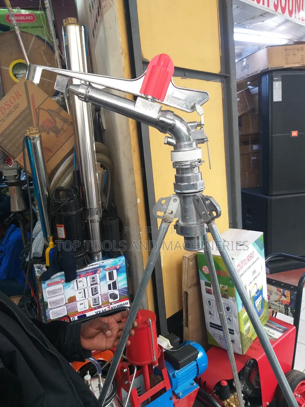 Quality Heavy Duty 2 Inch 50mtrs Radius Raingun With Stand