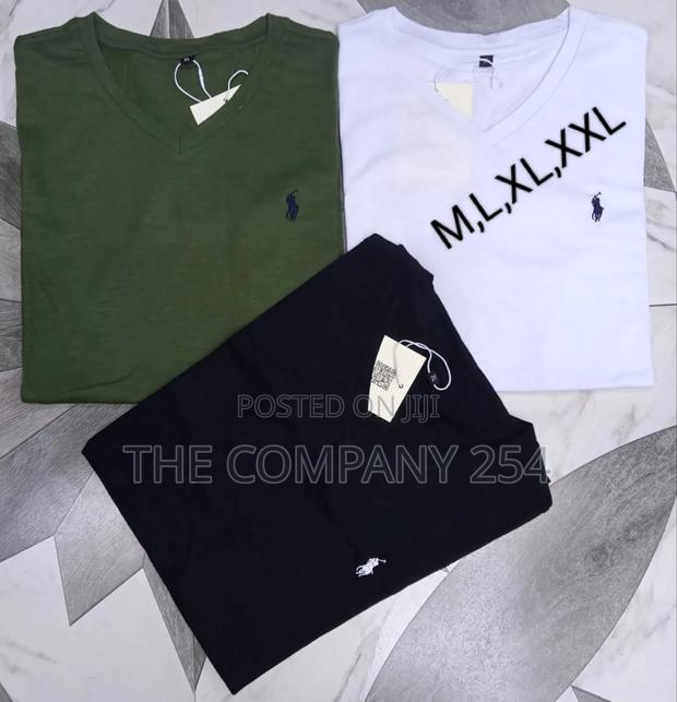 V Neck Unisex Tshirts Available at 1500 - main view