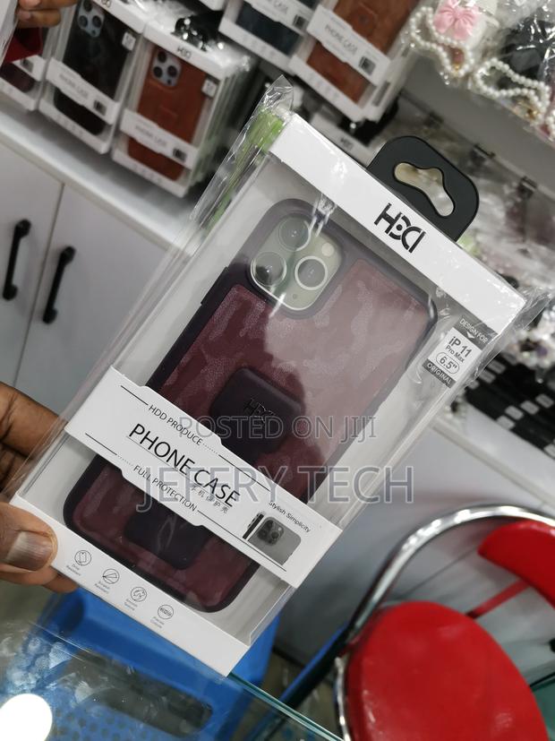 iPhone 11 Pro Max HDD Maroon Camo Standing Grip Case - thumbnail 2