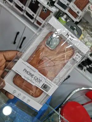 Phone Case With Wristband Holder, Brown, iPhone 11