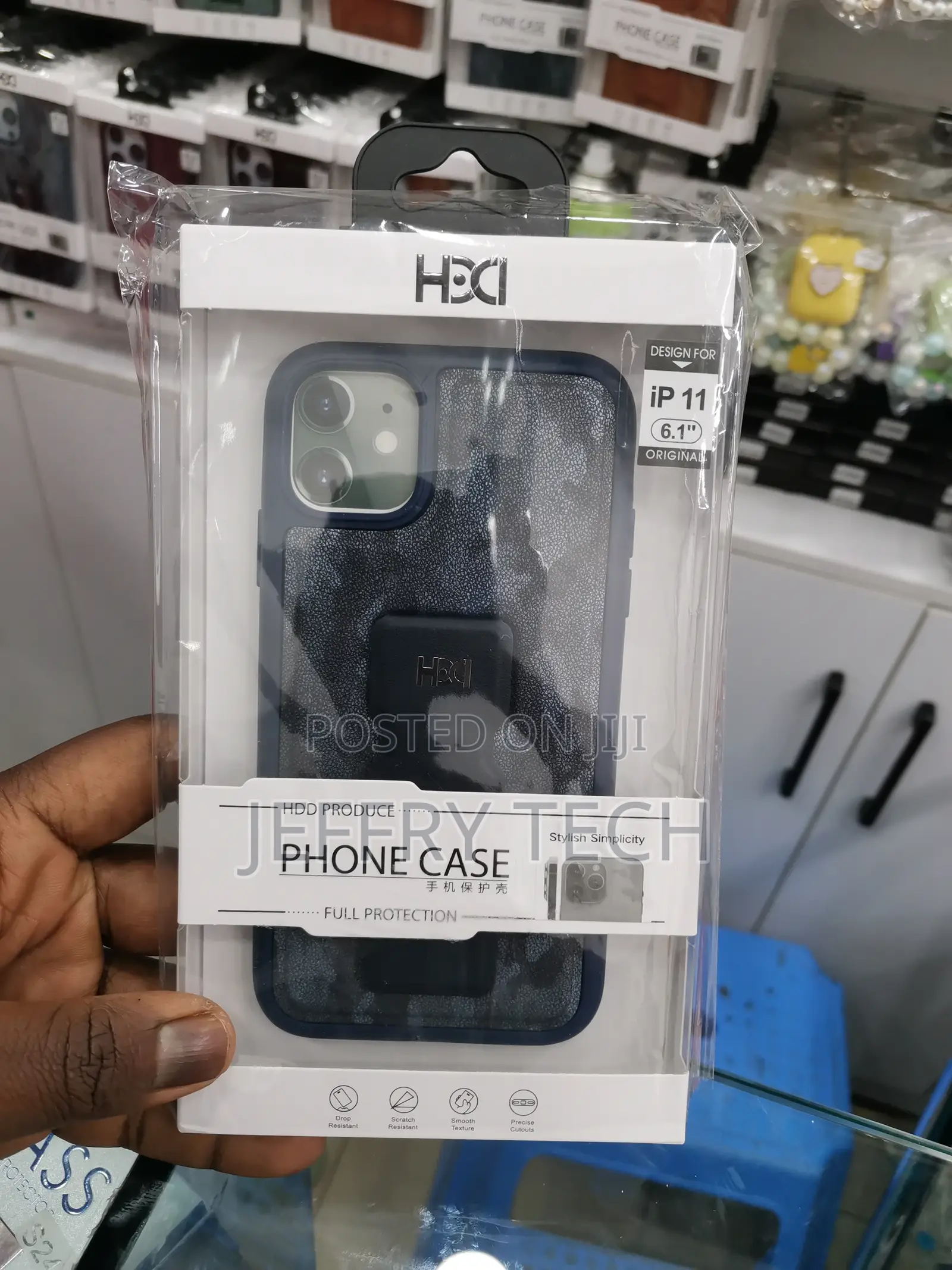 Camouflage Black Printed iPhone 11 HDD Cases Cover