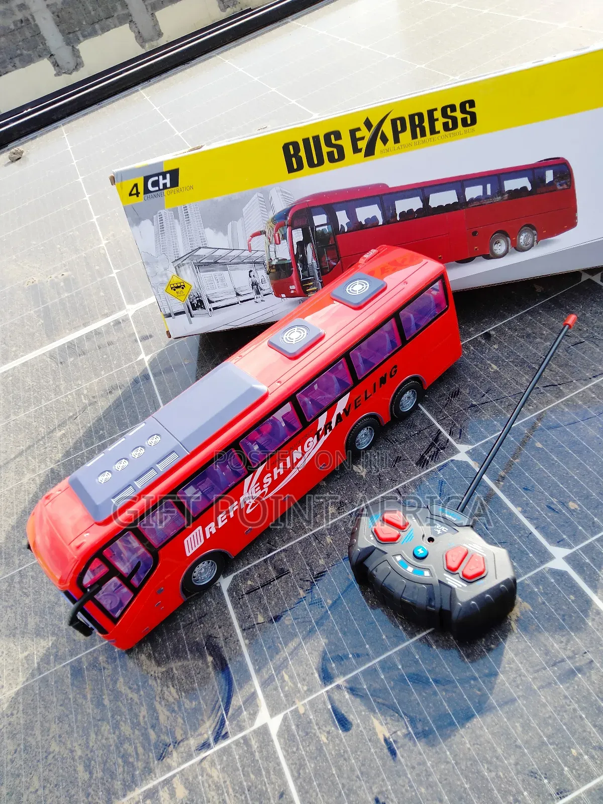 Big Remote Control Toy Bus for Kids