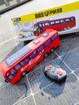 Big Remote Control Toy Bus for Kids