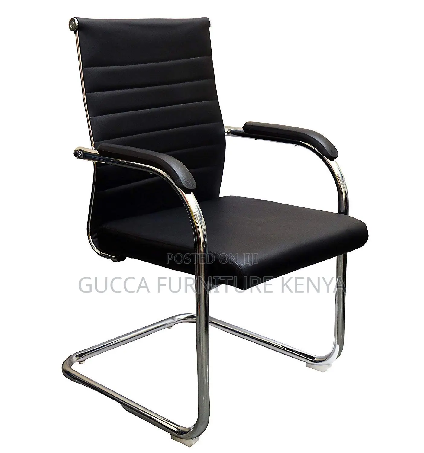 Steel Office Executive Visitor Chair , Black