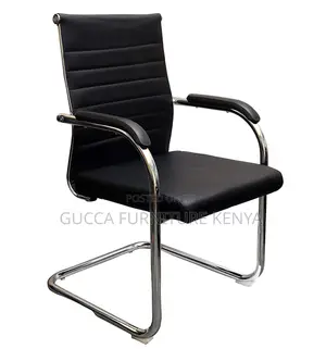Steel Office Executive Visitor Chair , Black