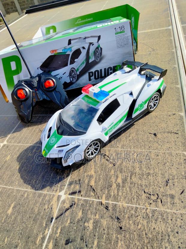 Remote Control Police Car for Kids - main view