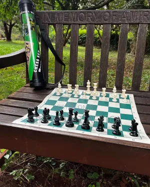 Standard Size Roll Up Chess Mat With a Case