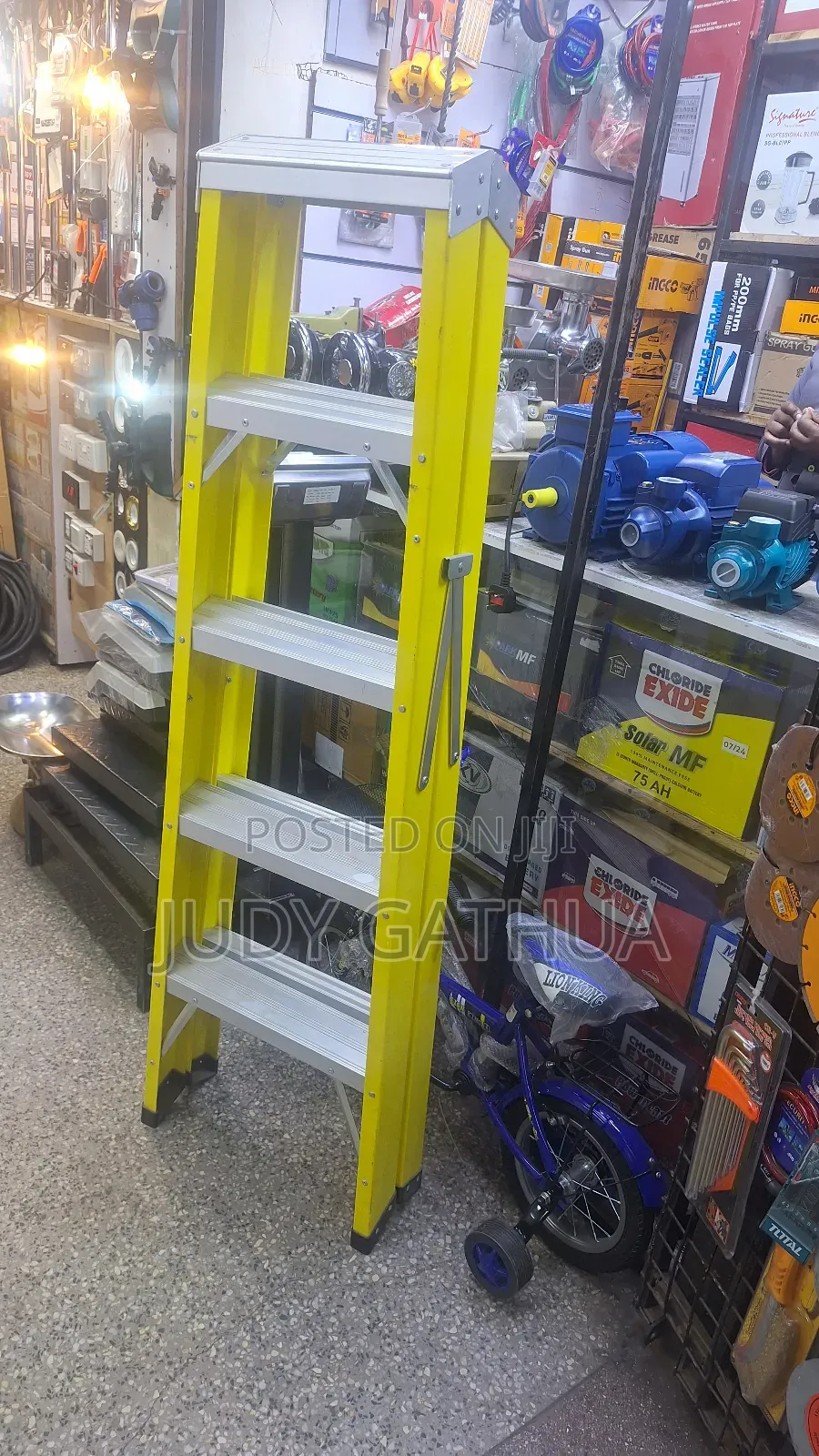4 Steps Fibre Grass Ladders