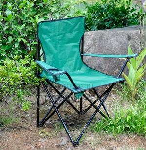 Jungle Green Foldable Camping Chairs With a Case - thumbnail 2