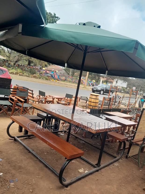 8 Seater Outdoor Bench Set - main view