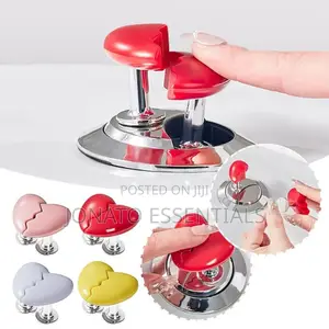 Pair of Toilet Press Nail Protector Flush Button