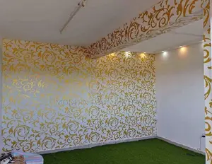 3d Gold Wallpaper Design