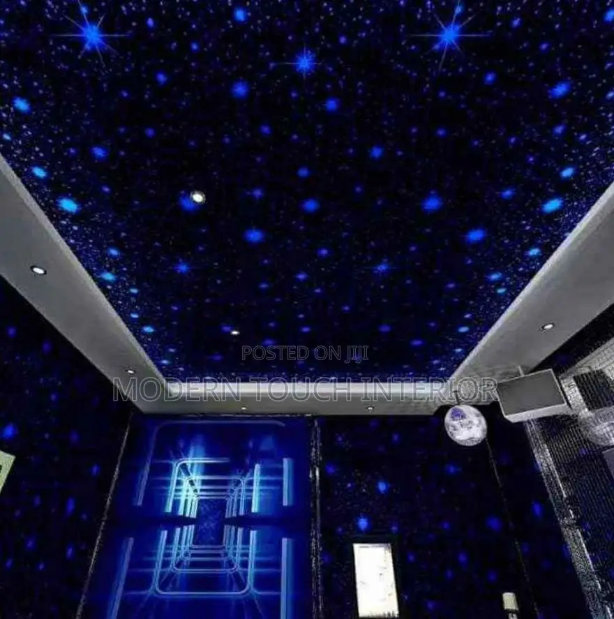3D Star Wallpaper-Glow in the Dark