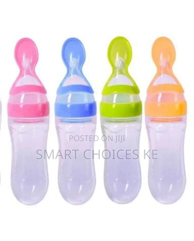 Silicone Squeeze Bottle Spoon/ Silicone Spoon Feeder