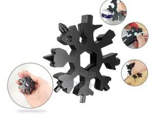 18 in 1 Stainless Steel Unique Snowflake Design